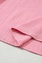 Дамска блуза в розов цвят, с широки ръкави и ефектна текстура, снимка 6