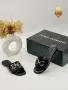 Dolce&Gabbana Елегантни Дамски Чехли С Ефектно Златисто Лого Код SEM-546 , снимка 2