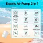Електрическа въздушна помпа 2 в 1 Homealexa, снимка 7