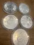 Лот инвестиционни сребърни монети по 1oz 9999 , снимка 5