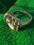 СТАР СРЕБЪРЕН ПРЪСТЕН СРЕБРО 925 с БЯЛА ПОЗЛАТА и МЯСТО За ИНКРУСТИРАНЕ на СКЪПОЦЕНЕН КАМЪК 38238, снимка 2