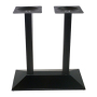 Иноксова/метална гладка правоъгълна стойка,крак,основа за маса с плот до 150/90 см., снимка 1
