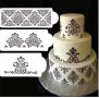 3 вида размери мотиви шаблони стенсили шаблон спрей торта украса кекс декорация стенсил