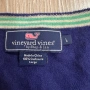 Мъжки кашмирен пуловер Vineyard Vines с V-образно деколте, син, размер L, снимка 2