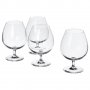 "IKEA" / "ИКЕА" – 2 нови огромни стъклени чаши за алкохол (бренди, коняк, уиски, ром), стъклена чаша, снимка 1
