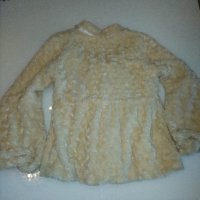 Кокетно дамско палтенце марка Vitrin в цвят екрю, снимка 3 - Палта, манта - 34154345