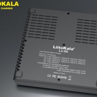 LiitoKala Engineer Lii-S6 Професионално Смарт Универсално Зарядно за Акумулаторни Батерии 18650 +++, снимка 2 - Аксесоари за електронни цигари - 41520132