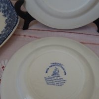 Чинии за допълване  Wedgwood  enoch Tunstall LTD England в синьо бяло.                              , снимка 9 - Чинии - 42734598