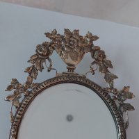 Сребърно настолно огледало (сребро 800), снимка 4 - Други - 39474413