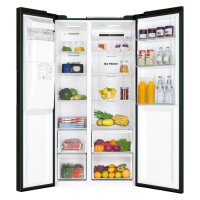 Двукрилен хладилник Side by side Haier HSR3918FIPB, 515 л, Total No Frost, Multi air Flow, Инверторе, снимка 2 - Хладилници - 40650035