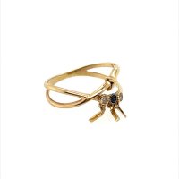Златен дамски пръстен 1,90гр. размер:53 14кр. проба:585 модел:22363-1, снимка 3 - Пръстени - 44376133