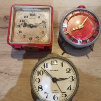 Лот стари съветски настолни часовници Янтар, снимка 1 - Антикварни и старинни предмети - 44405406