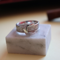Красив сребърен пръстен - модел R089А, снимка 1 - Пръстени - 36203200