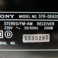 Sony STR-DE635, снимка 9 - Ресийвъри, усилватели, смесителни пултове - 40956794