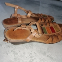 Дамски кожени сандали, размер 35 , снимка 2 - Сандали - 36110553
