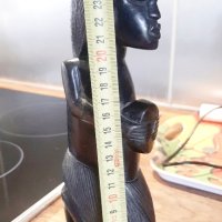 Африканска статуетка , снимка 5 - Статуетки - 44245724