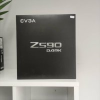 EVGA DARK LGA 1200 Intel Z590 PCIe Gen4, EATX, Wi-FI, BT 5.2, снимка 1 - Дънни платки - 38648177