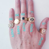 Златни мъжки пръстени-14К, снимка 4 - Пръстени - 40767893