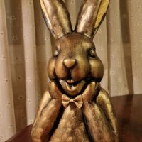 Голям Великденски заек– 35см, снимка 3 - Декорация за дома - 40156768