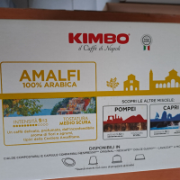 Кафе дози Kimbo Amalfi 100% Arabica 100 бр. - 40.00лв., снимка 2 - Домашни напитки - 44596245