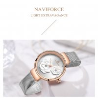 Дамски часовник NAVIFORCE Gold/White Gold 5013 RGWS. , снимка 8 - Дамски - 34722401