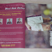 Уест Хям Юнайтед официални клубни списания "HAMMERS News" от 2000 до 2002 г., снимка 7 - Фен артикули - 36322597