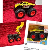 Mattel Hot Wheels Monster Trucks - Crash кола джип, снимка 1 - Коли, камиони, мотори, писти - 44280226