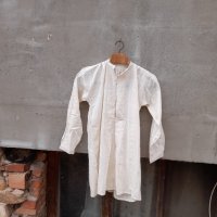 Старинна Мъжка кенарена риза #7, снимка 1 - Антикварни и старинни предмети - 41964487