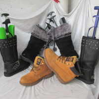 Унисекс боти,обувки, чепици DOCKERS® Boots Leder N- 39 - 40 / 100% естествена кожа, снимка 4 - Дамски боти - 36159587