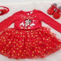 Коледна рокля, снимка 2 - Бебешки рокли - 34830970