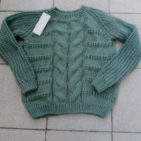 Дамски изчистен пуловер в 6 цвятя, снимка 12 - Блузи с дълъг ръкав и пуловери - 34760359