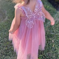 Детска рокличка с гръб пеперуда , снимка 8 - Детски рокли и поли - 44325554