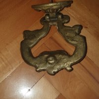Масивна, бронзова хлопка за врата, снимка 6 - Антикварни и старинни предмети - 42390949