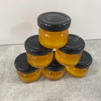 Предлагам мини бурканчета с мед 30 мл (45 гр) за сватба, тържество, кафенета, снимка 2 - Пчелни продукти - 41946767