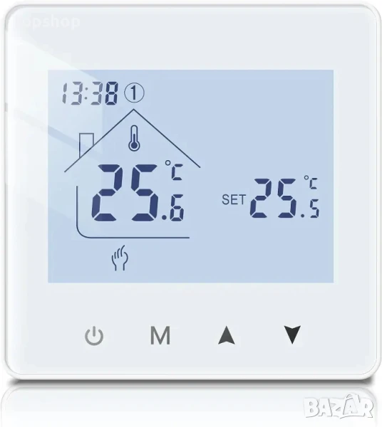 НОВ Цифров термостат Beok BOT-R6W, бял, снимка 1