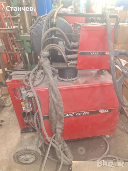 Заваръчен апарат Lincoln CV420+LF33 +к10329+CF150M комплект, снимка 1