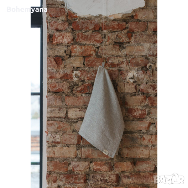 Linen Spells ленена кърпа за кухня – бежова, снимка 1