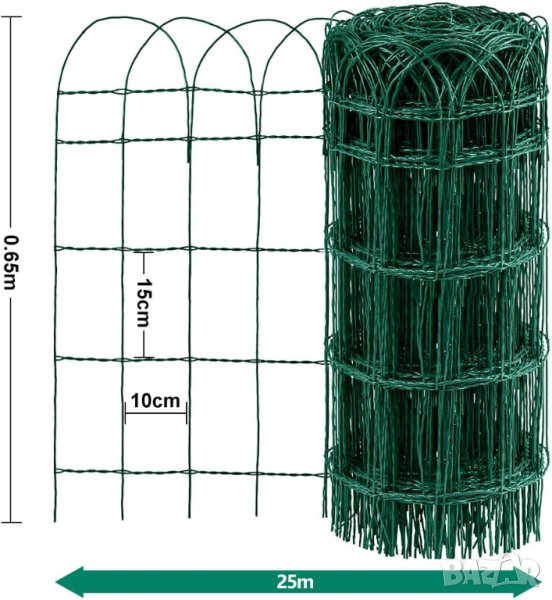 Декоративна ограда 0.65 х 25м DA139, снимка 1