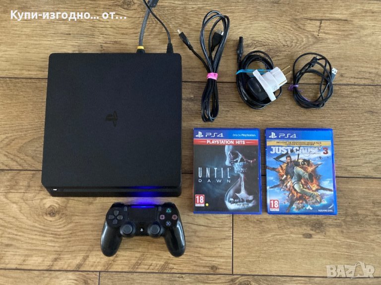 PS4 Slim 500 gb с две игри, снимка 1