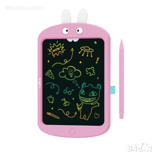 Цветен LCD таблет за рисуване Maxlife MXWB-02, Розов, снимка 1