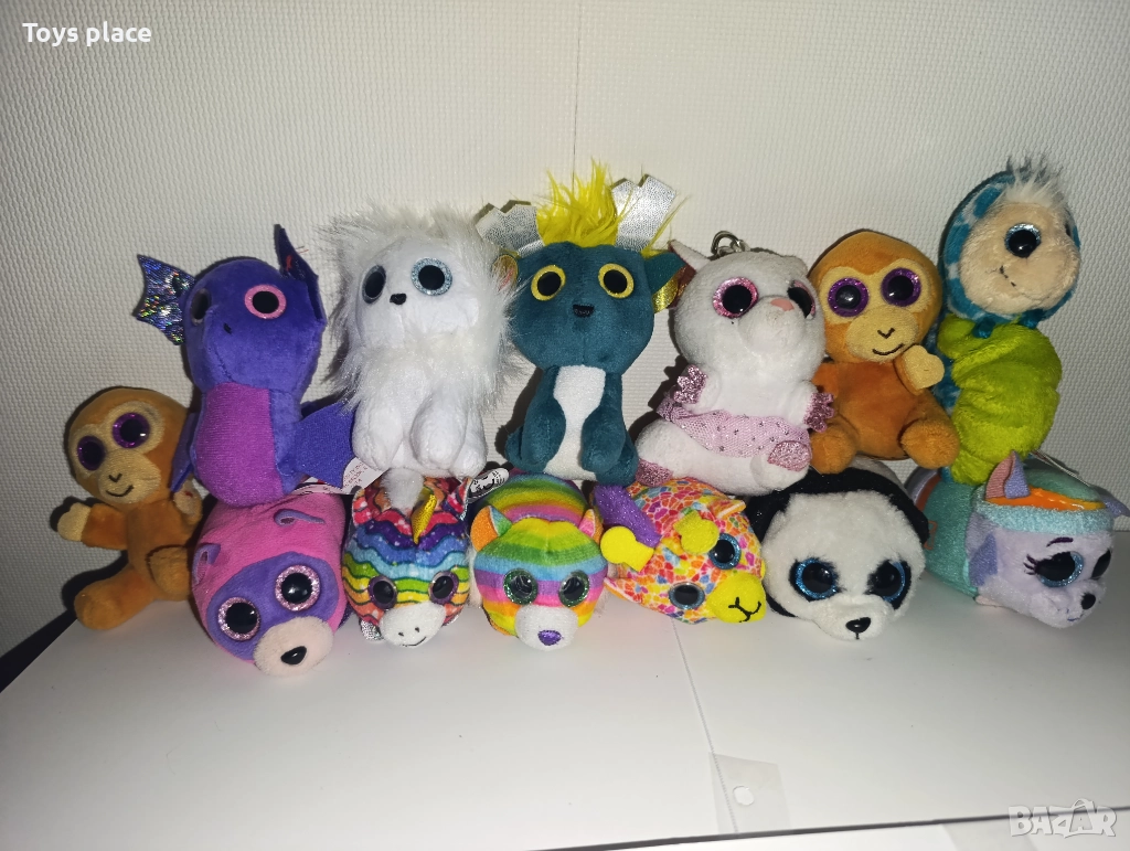 TY Малки плюшени играчки със стъклени очи, снимка 1