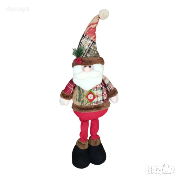 4145 Декоративна коледна фигура Дядо Коледа, 58см, снимка 1