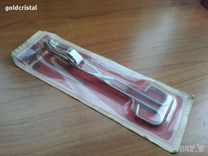 Стара щипка за сервиране скара , снимка 1