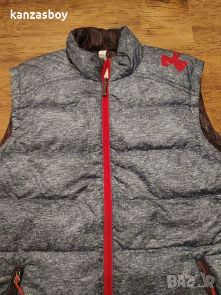 under armour puffer vest 700 fill down - двулицев пухен елек М, снимка 1