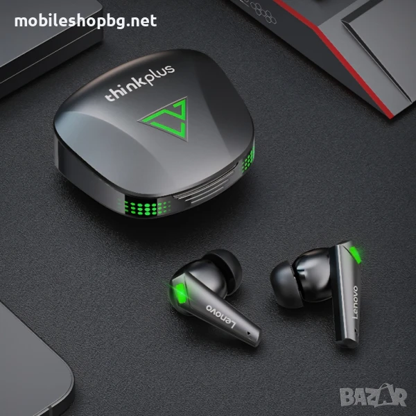 LENOVO безжични слушалки геймърски , снимка 1