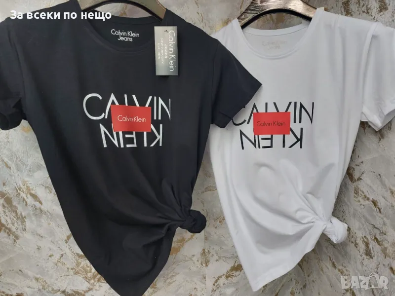 Calvin Klein Дамска Тениска👚Дамска Блуза С Къс Ръкав Келвин Клайн-Различни Цветове Код LFS363, снимка 1