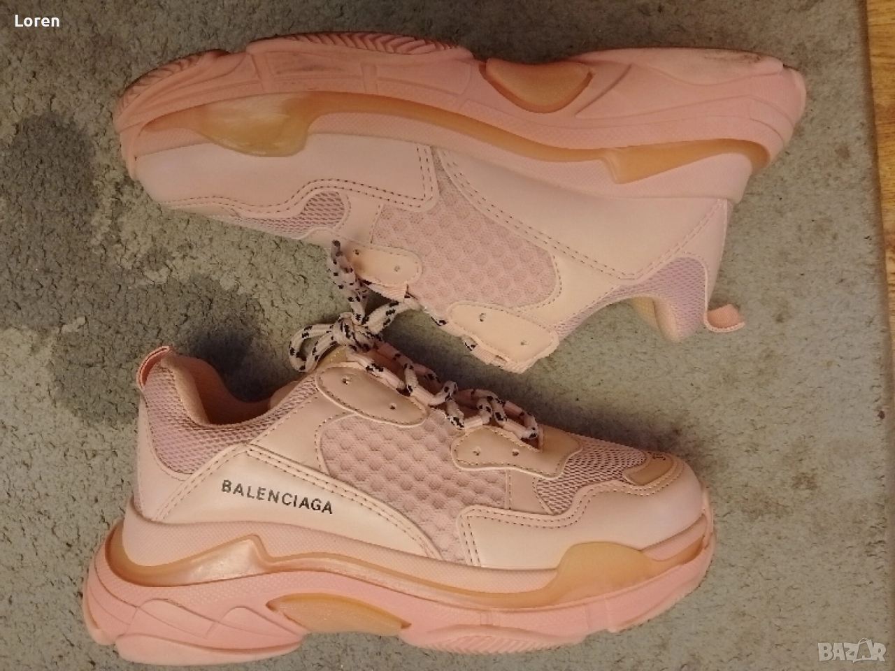 *Balenciaga*Нови!Маратонки цвят пепел от рози, снимка 1