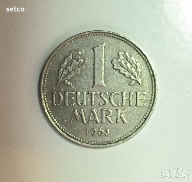 Германия 1 марка 1950 година 'J' - Хамбург е109, снимка 1