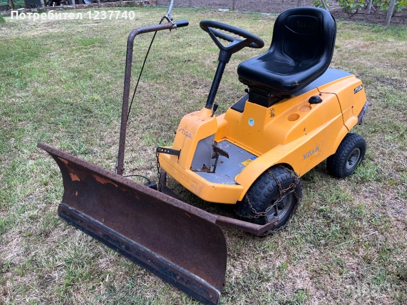 Тракторен снегорин stiga, снимка 1