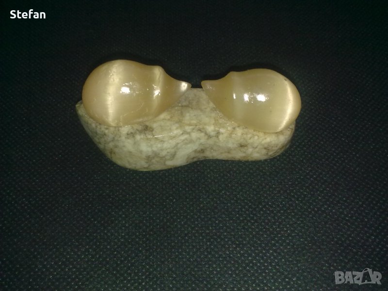 Стара статуетка от естествен руски селенит, снимка 1